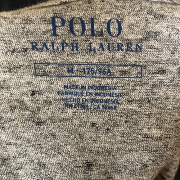 NWT Men’s Heather Gray Classic Polo Shirt W/ Logo - Picture 5 of 5